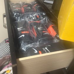 Black Nike Socks Long Pair