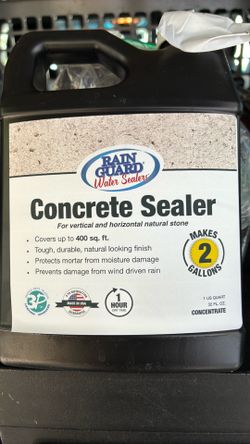 Concrete sealer. 4 quarts