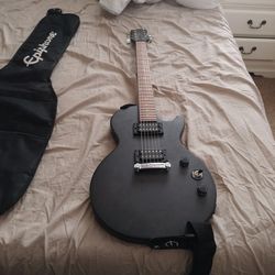 Brand New Black Epiphone Les Paul Electric Guitar 