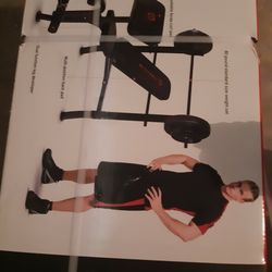 Marcy Club Weight Bench With 80 Pound Weight Set for Sale in