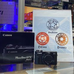 Canon Powershot G7X Mark II