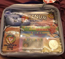 Platinum membership ty beanie babies
