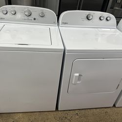 Washer And Electric Dryer Whirlpool Top Loader