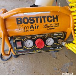 Bostitch Trim Air 2.8 CFM High Output Compressor, 150 PSI