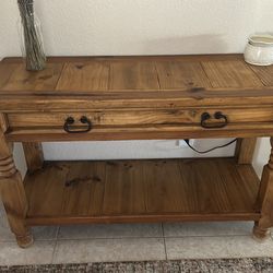 Rustic entry table or wherever