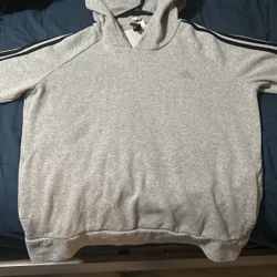 Adidas Hoodie, Gray 