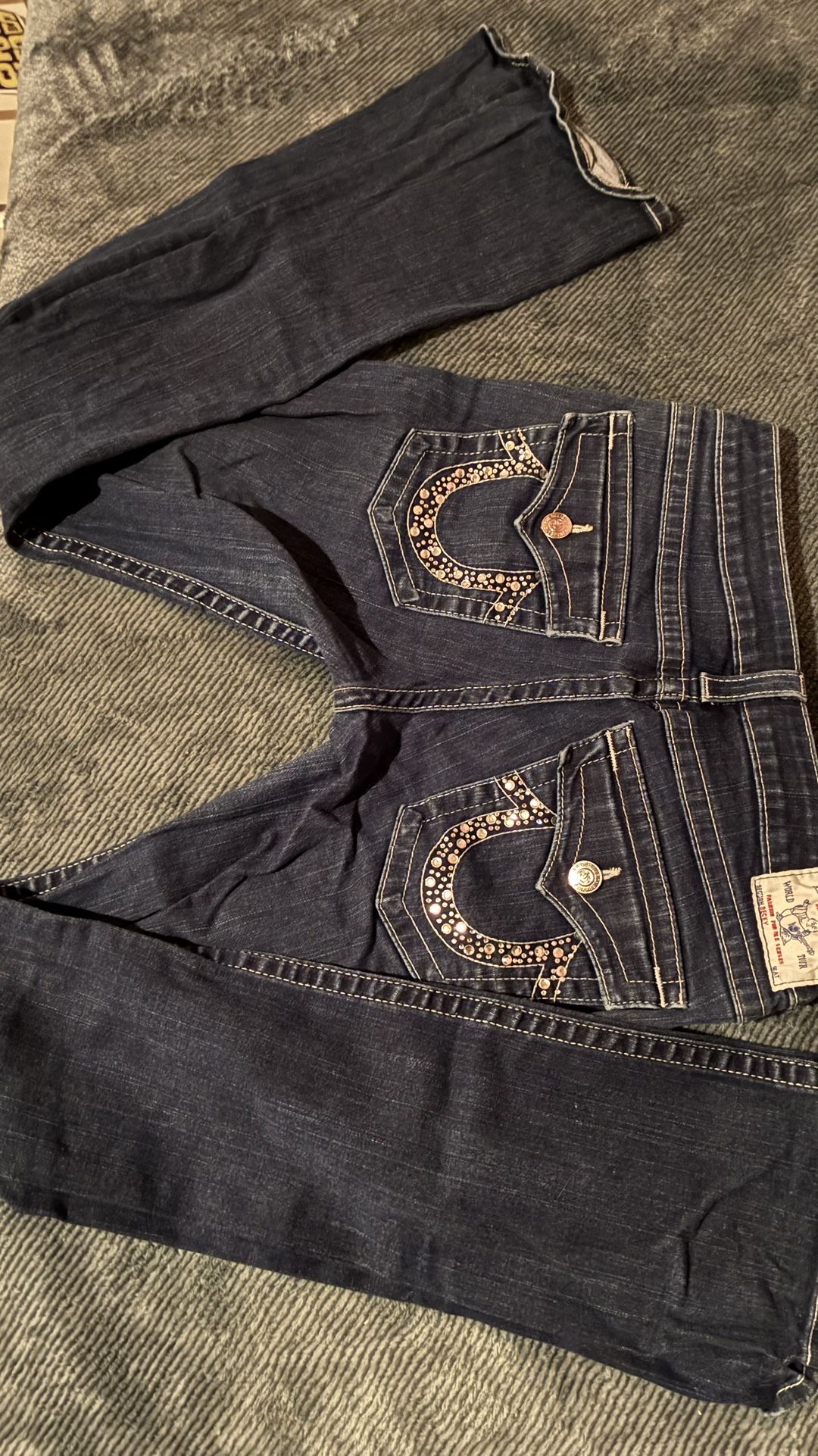 true religion + ed hardy jeans woman