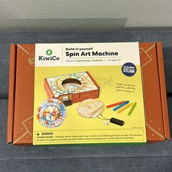 NEW KiwiCo Spin Art Machine STEM Kit – Build It Yourself – Ages 9+