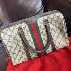 Gucci Vintage Medium Boston Bag 