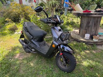 2020 Black Gas Moped Scooter