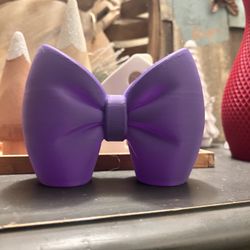 Large 3D Printed Bow Makeup Brush Holder / Pencil Organizer – Custom Colors – Cute Desk & Bathroom Decor