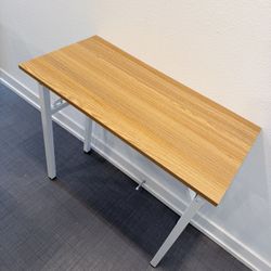 Small Desk 32" No Assembly Foldable Writing Table,Sturdy and Heavy Duty Folding Computer Desk