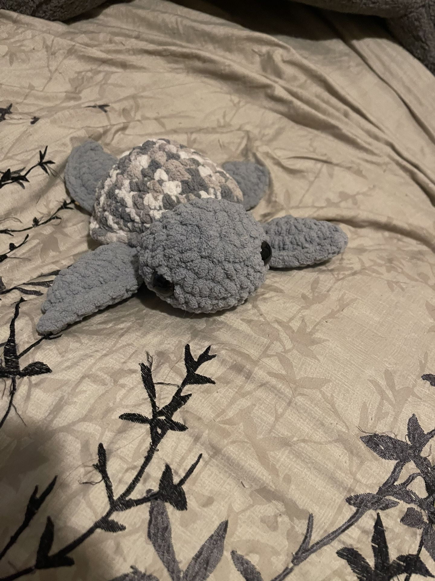 Soft Crocheted Turtles Come In A Few Colors