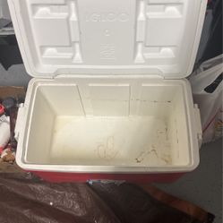 Red Igloo Cooler