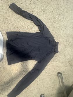 Gray Active Wear Long Sleeve Jacket