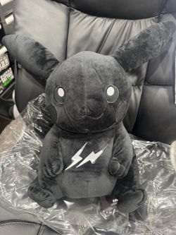 Brand New Large Fragment x Pokémon “Thunderbolt Project” black Pikachu plush