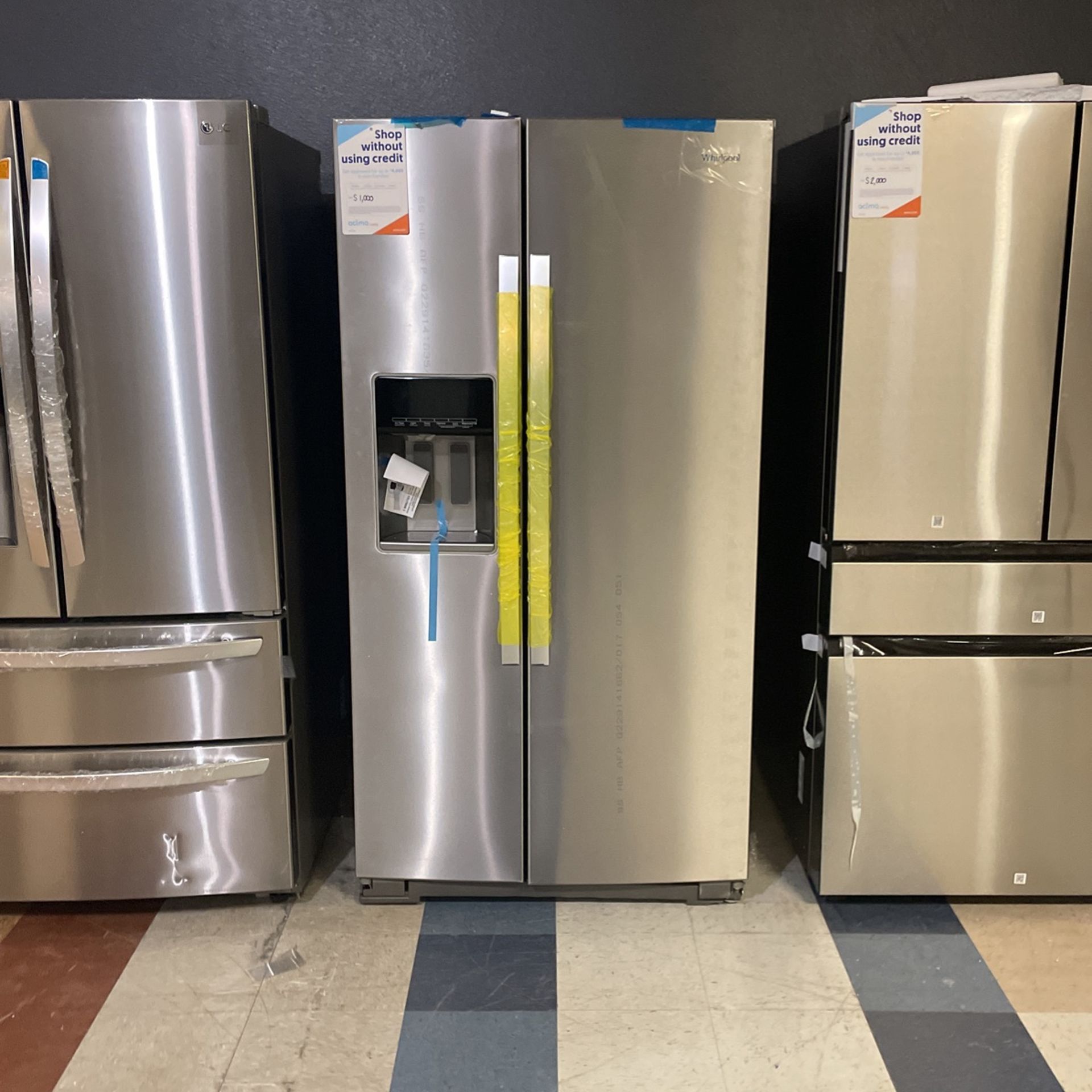 Whirlpool Counter Depth Side By Side Refrigerator‼️‼️