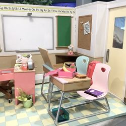 My Generation Doll School Room With Extras
