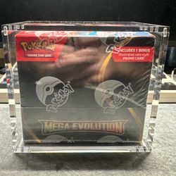Acrylic Case (magnetic) for pokemon  booster box 