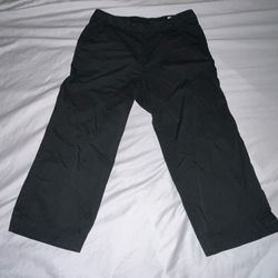 Callaway Golf Pants Capri Zipper Black Women 10 A023