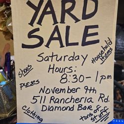 Big YARD SALE