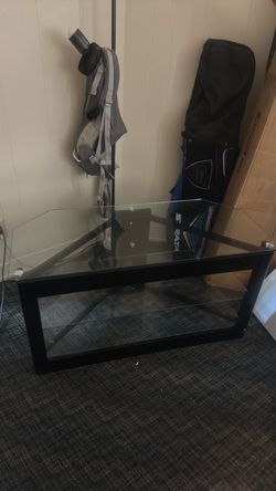 Glass Tv stand