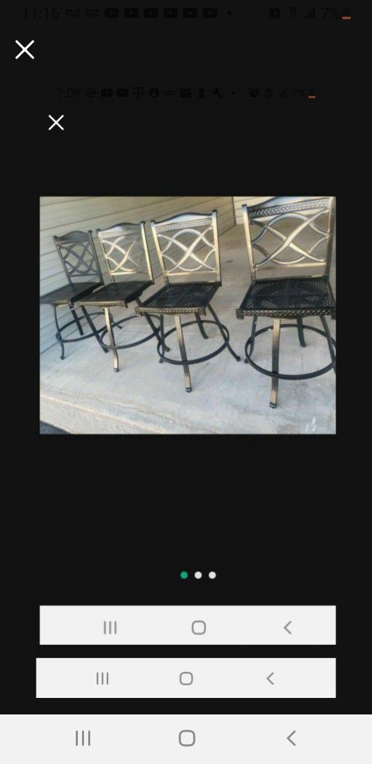 Heavy Duty Bar Stools 24"