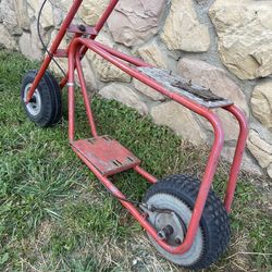 Mini bike roller with brakes