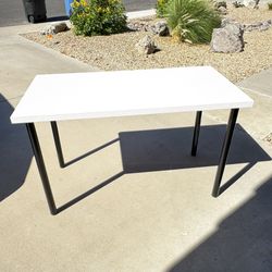 47” IKEA Linnmon Table Desk with Adils Legs