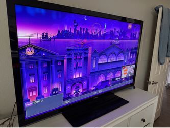 Toshiba 55” tv and Tv table 71” long