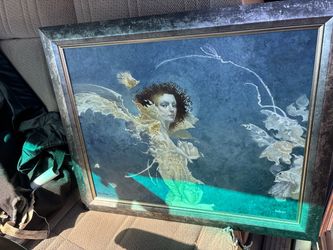 Framed Fantasy Art Print Signed Numbered