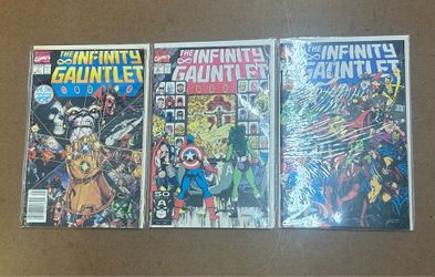 MARVEL Comics THE INFINITY GAUNTLET Comic BOOKS # 1-3 👀 (please read description)