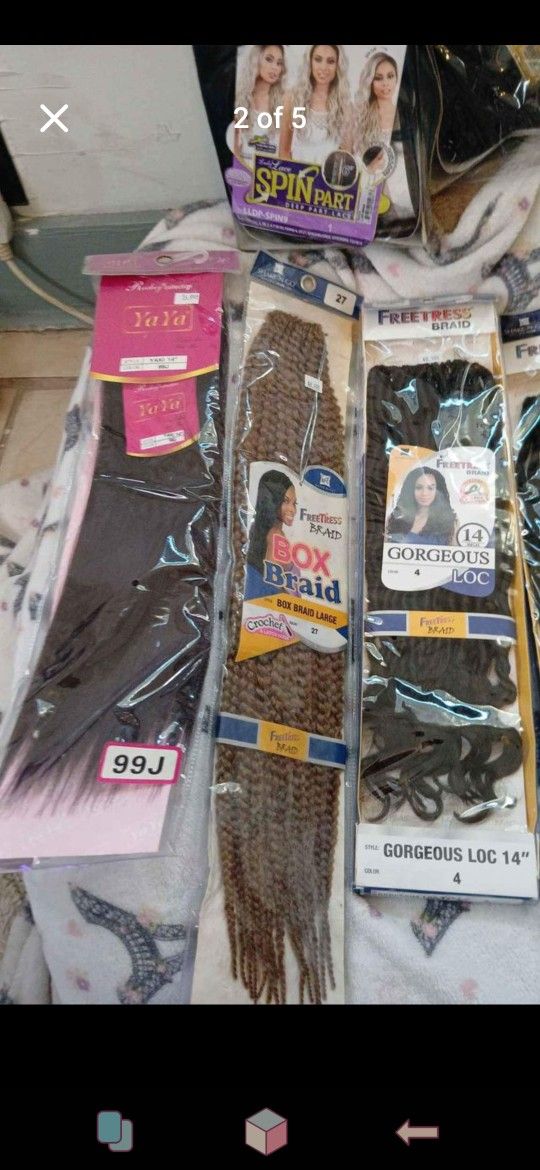 Loc Box Braids  Pre Streched  Hair