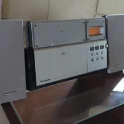 Vintage Panasonic Japan Made Bookshelf CD Player FM Stereo Radio System, Works Perfect Hitachi Casio Compact  