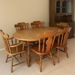 Solid Wood Dinning Set