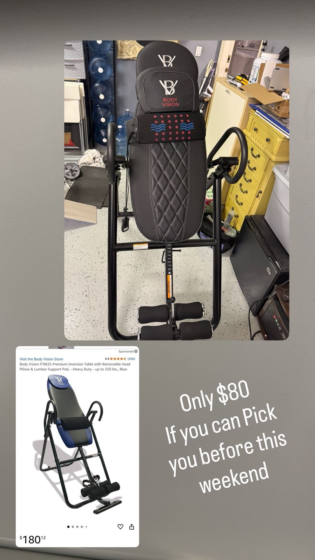 LOW PRICE TO SELL QUICK - Inversion Table!!