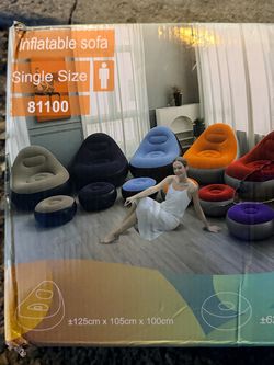 Single inflatable sofa