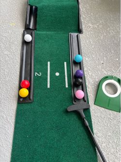 Golf set for kids (golf mat, putter and balls)