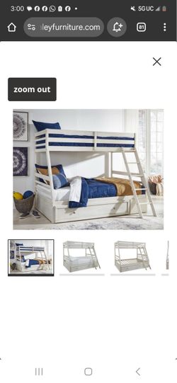 White Bunk Bed