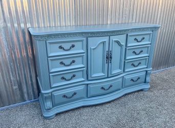 Lovely Refinished TALL  12 Drawer Dresser