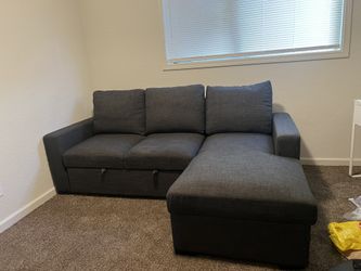 Dark Grey Couch 