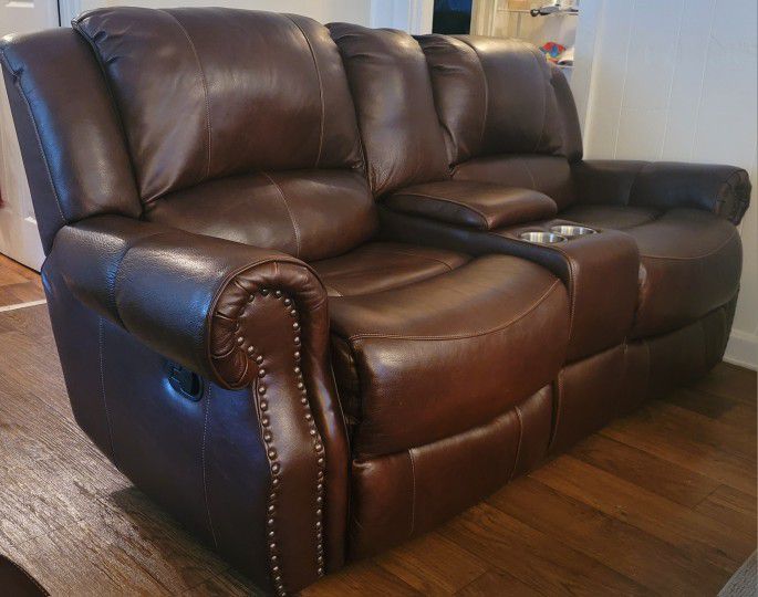 3 Piece Leather Living Room Set 