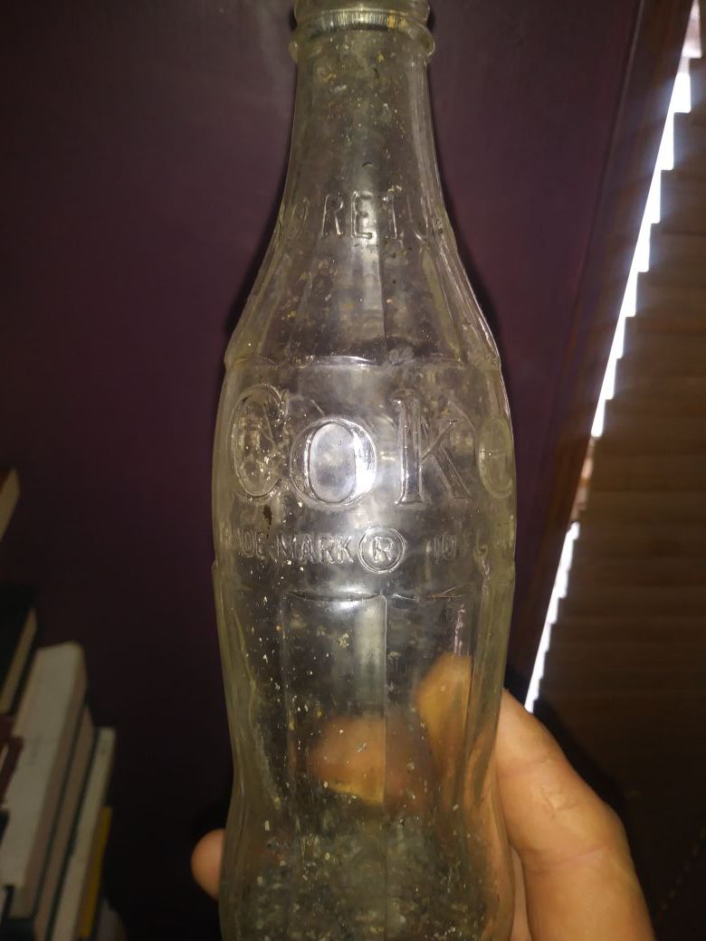 Antique Coke & RC soda bottle