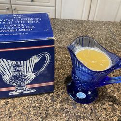 New Avon Mount Vernon Sauce Pitcher Candle Holder