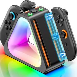 Charging Dock for Nintendo Switch 2 JoyCon Controller, Magnetic, Fast with Charging Cable for NS Interactive Gaming figures 