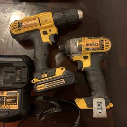 Used Impact n Drill With batteries n Charger