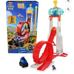 PAW Patrol: Rescue Wheels Super Loop Tower HQ with Lights, Sounds, Vehicle & Figure