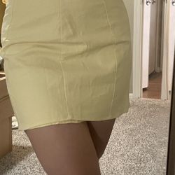 Melissa Bentsen Yellow Skirt