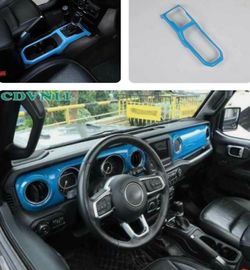 Hydro Blue Middle Console Dashboard Panel Strip For Jeep Wrangler JL 2018-2023