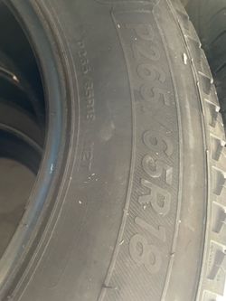 Used 265 65 r18
